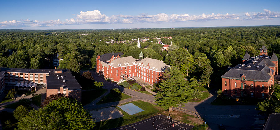 University of Southern Maine Gorham campus aerial